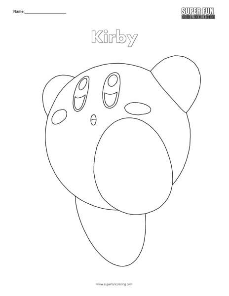 Kirby- Nintendo Coloring