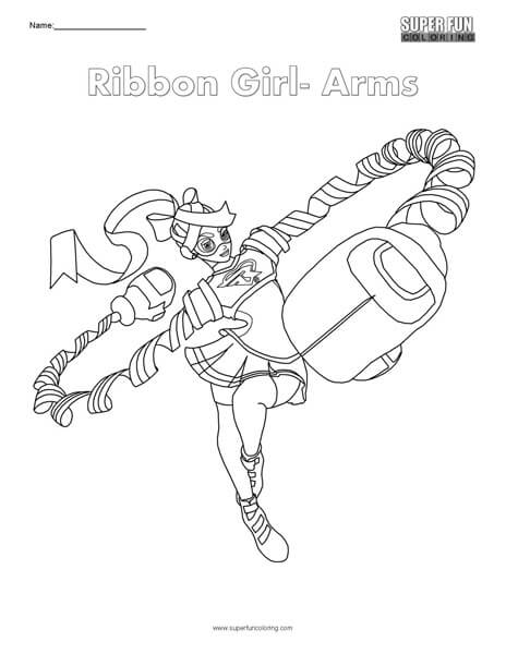 Ribbon Girl- Arms Coloring
