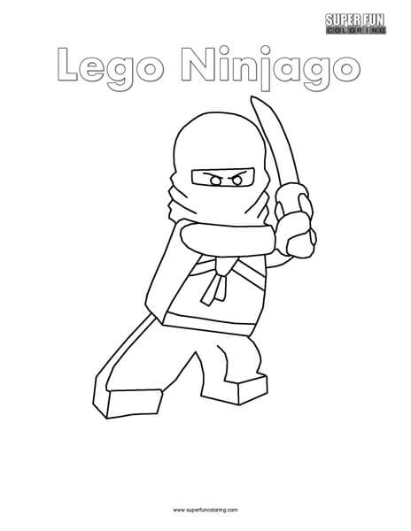 Lego Ninjago Coloring Page