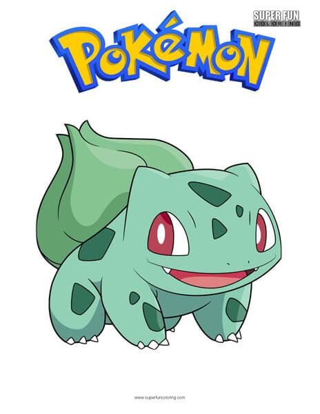 Printable Bulbasaur Coloring Pages Free Pdf - Coloringfolder.com