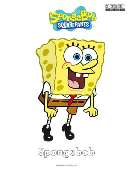 Spongebob- Spongebob Coloring Page