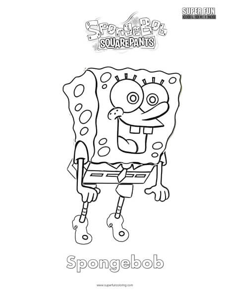Spongebob- Spongebob Coloring Page