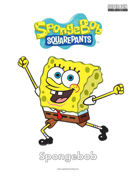 Spongebob Squarepants- Spongebob Coloring Pages