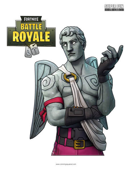 Fortnite Battle Royale Coloring Page