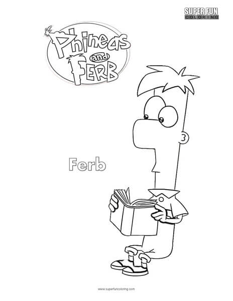 Ferb- Phineas and Ferb Coloring