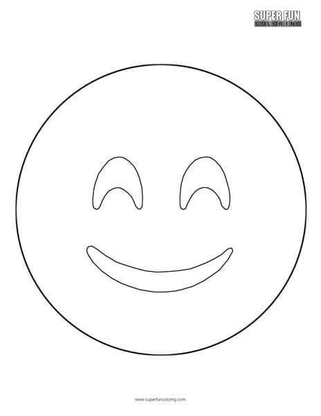 cool smiley face coloring pages