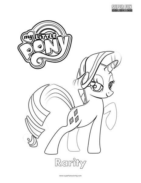 Rarity- My Little Pony Coloring Page