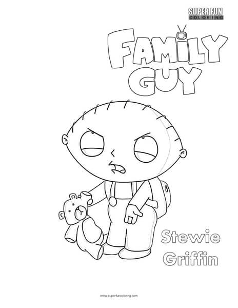 Stewie- Family Guy Coloring Page