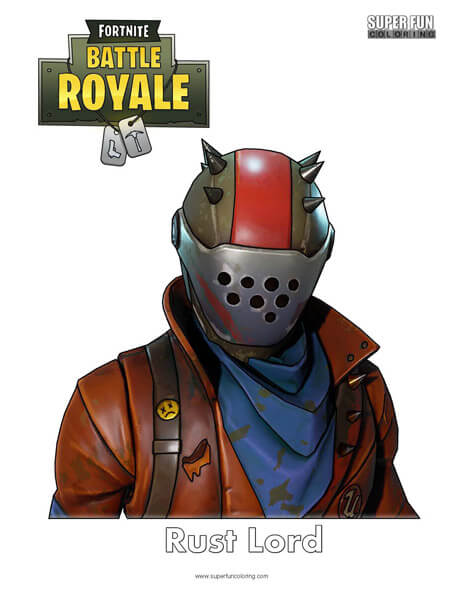 Rust Lord Skin Coloring Page