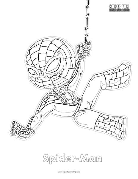 Spider-Man Coloring Page