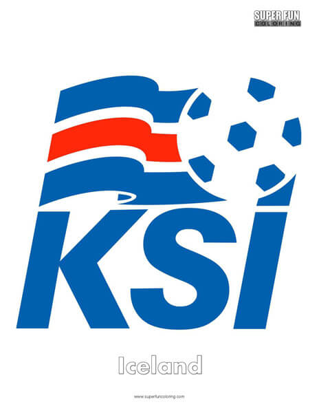 KSI Iceland Soccer Coloring Page