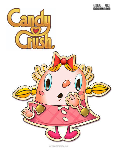 Candy Crush Coloring Page