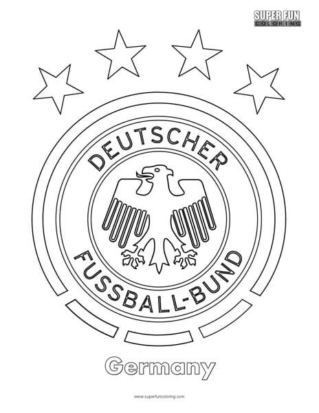 Germany Football Coloring Page