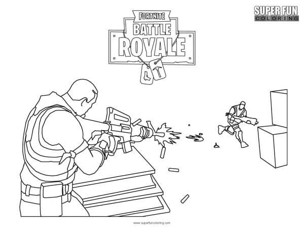 Battle Royale Coloring Page