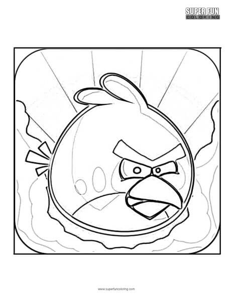 Angry Birds Coloring Page Super Fun Coloring