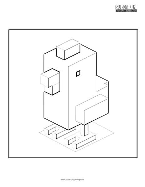Crossy Road Coloring Page phone app