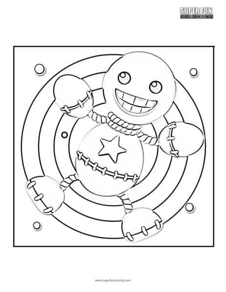 Kick the Buddy Coloring Page phone app