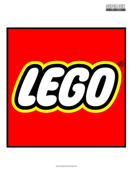 Lego Logo Coloring Page