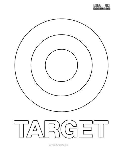 Target Logo Coloring Page