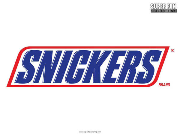 Snickers Coloring Page Free