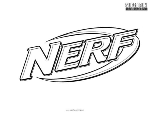 How to draw Nerf Logo 