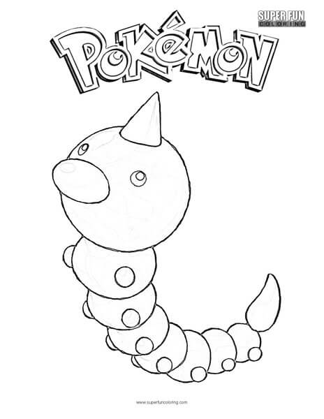 Weedle Pokemon Coloring Page