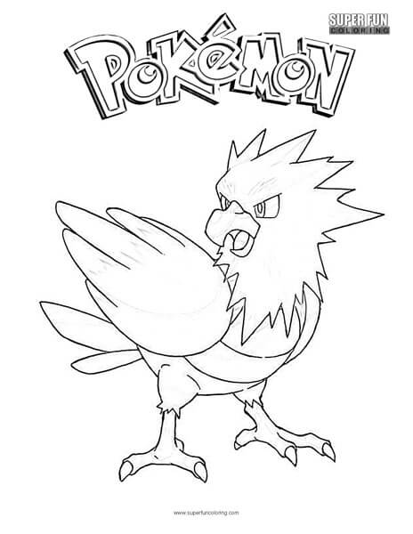Spearow Pokemon Coloring Page