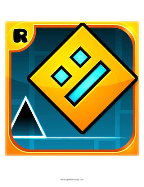Geometry Wars Apps Coloring Page Android Iphone