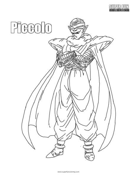 HOW TO DRAW PICCOLO FROM DRAGON BALL 