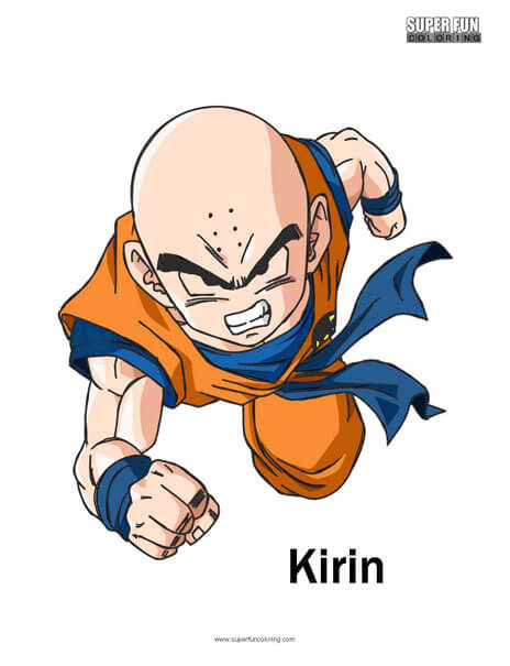 Kirin Dragon Ball Z Coloring Page Free