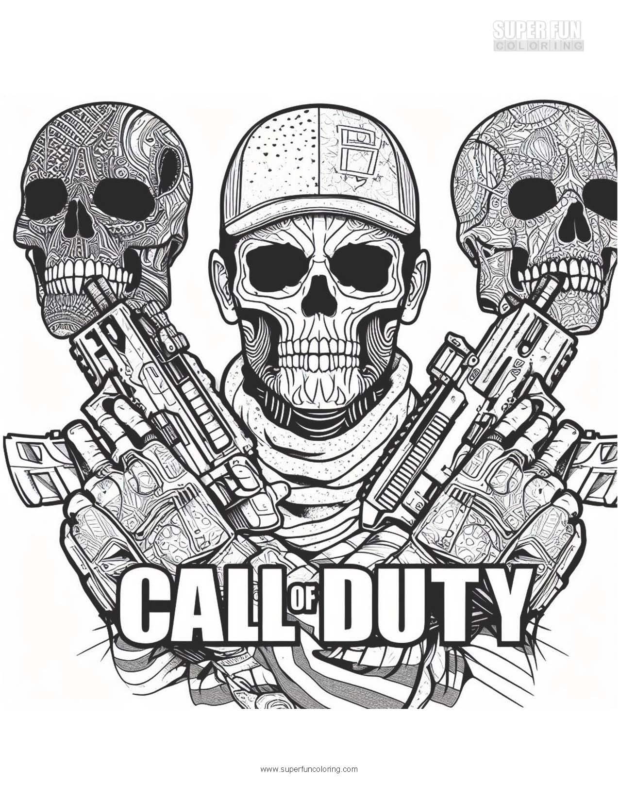 call of duty coloring sheets