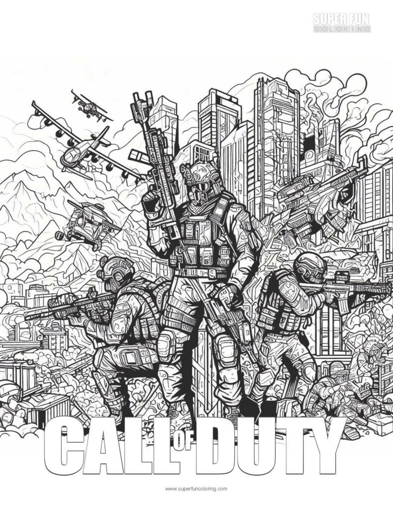 call of duty black ops zombies coloring pages