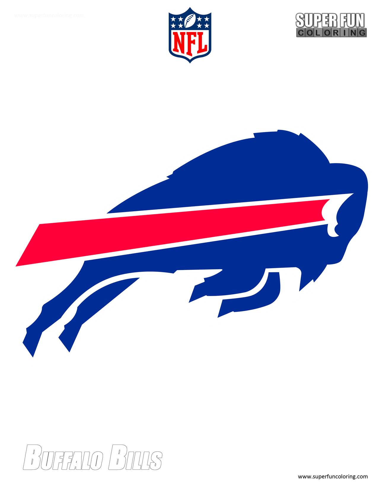 Buffalo Bills Coloring Page