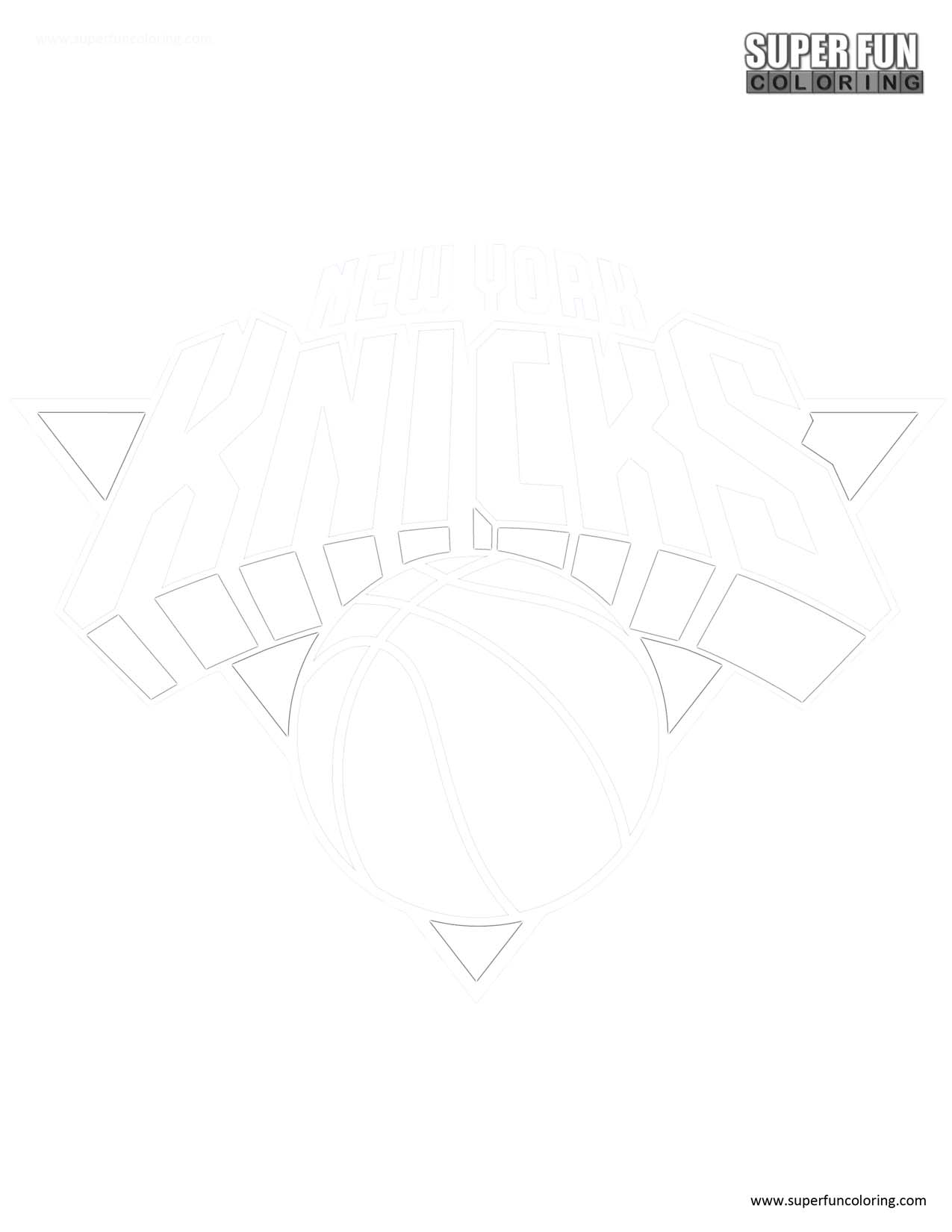 NBA New York Knicks Worksheet