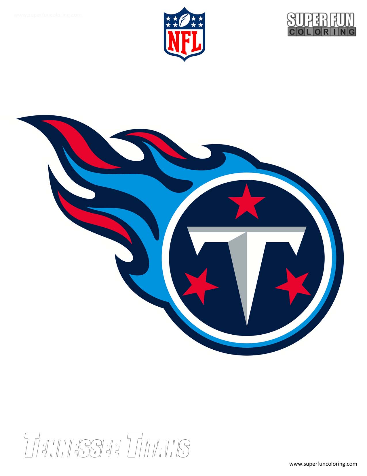Tennessee Titans Coloring Page